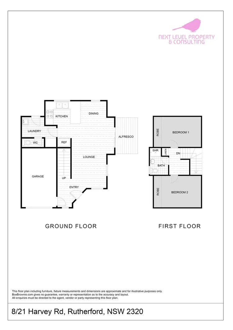 Floorplan of Homely house listing, 8/21 Harvey Rd, Rutherford NSW 2320
