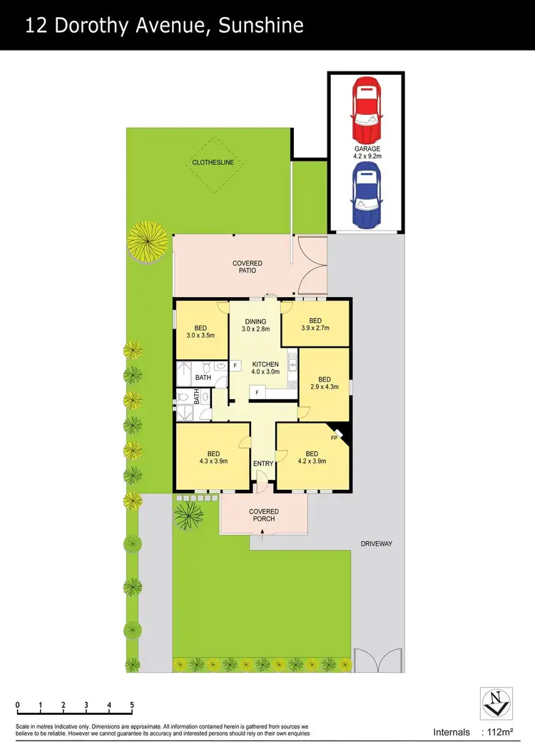 Floorplan of Homely house listing, 12 Dorothy Ave, Sunshine VIC 3020