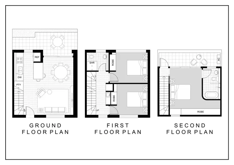Floorplan of Homely townhouse listing, 6/58 Carlisle St, St Kilda VIC 3182