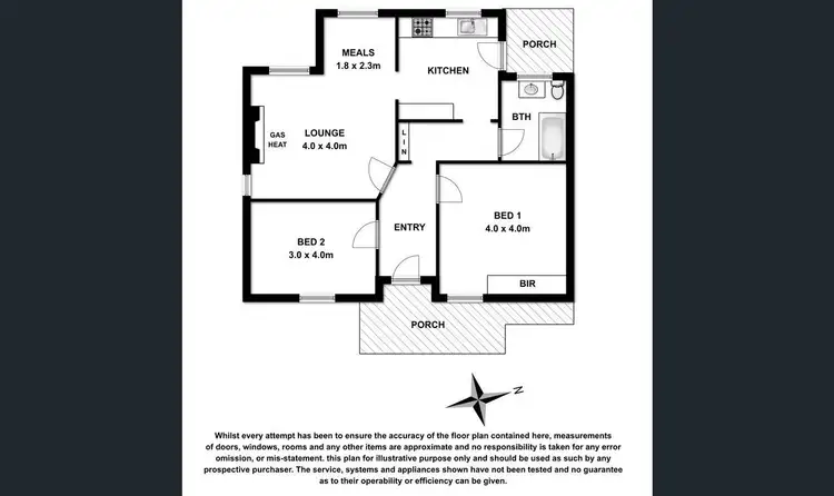Floorplan of Homely apartment listing, 2/84 Bay Rd, Mount Gambier SA 5290