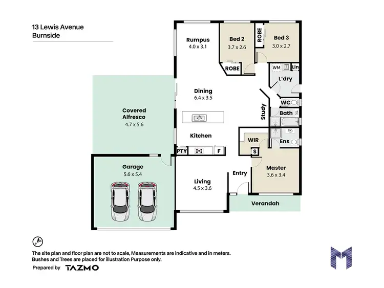 Floorplan of Homely house listing, 13 Lewis Ave, Burnside VIC 3023