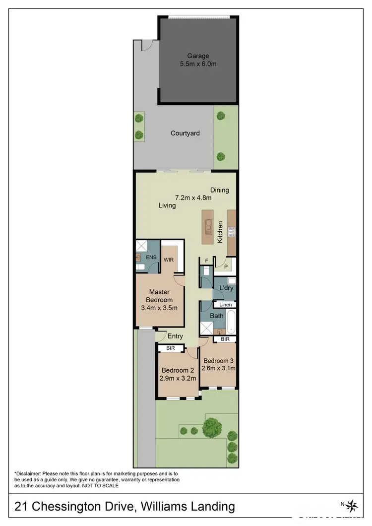 Floorplan of Homely house listing, 21 Chessington Dr, Williams Landing VIC 3027