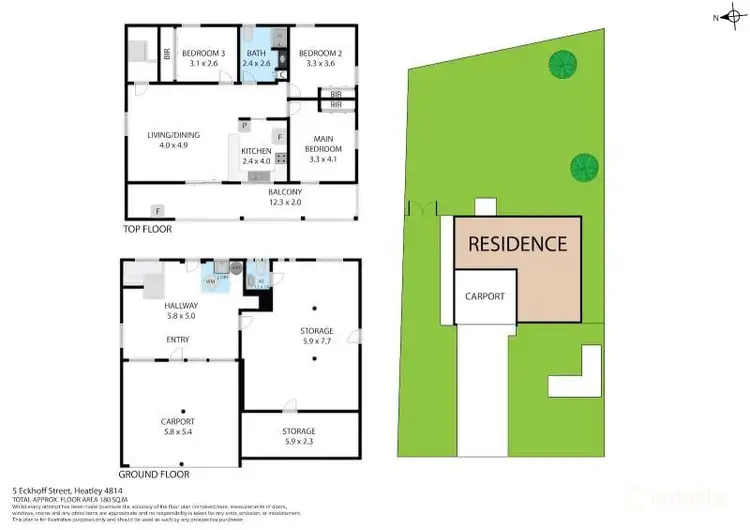 Floorplan of Homely house listing, 5 Eckhoff St, Heatley QLD 4814