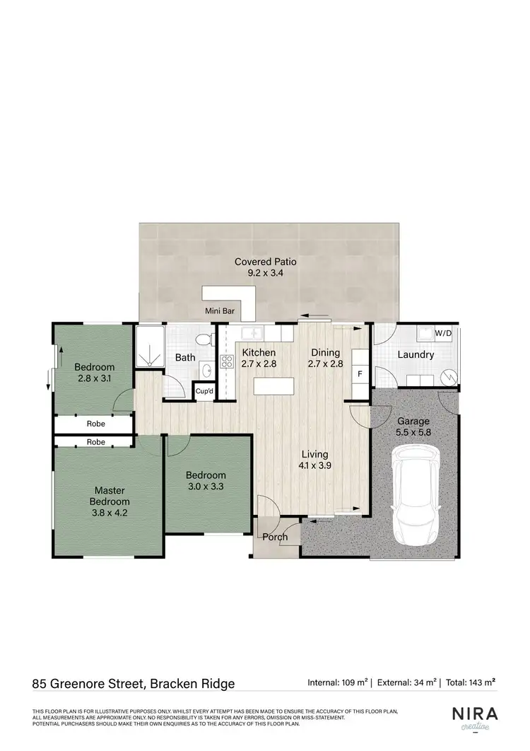 Floorplan of Homely house listing, 85 Greenore St, Bracken Ridge QLD 4017