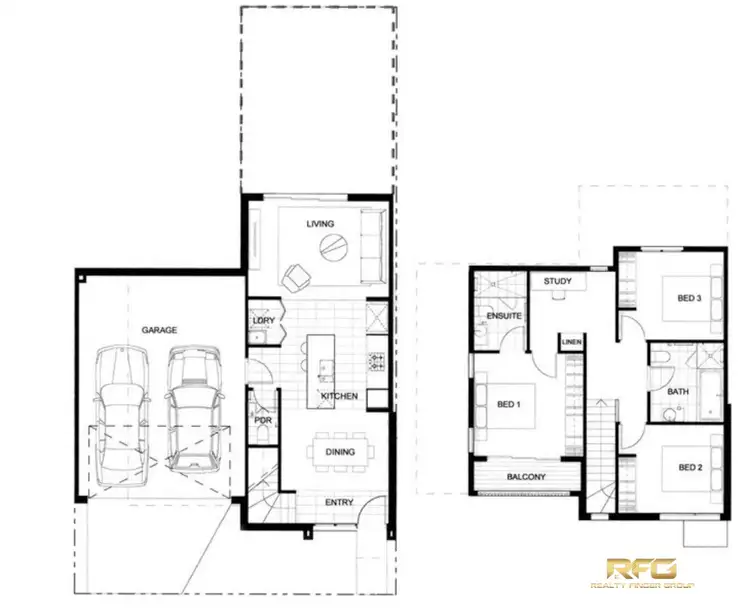 Floorplan of Homely townhouse listing, 28 Teague Cres, Braybrook VIC 3019
