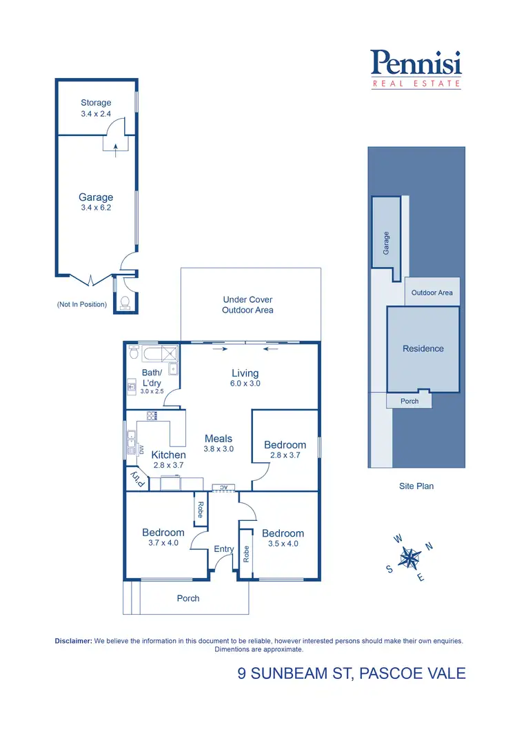 Floorplan of Homely house listing, 9 Sunbeam Street, Pascoe Vale VIC 3044