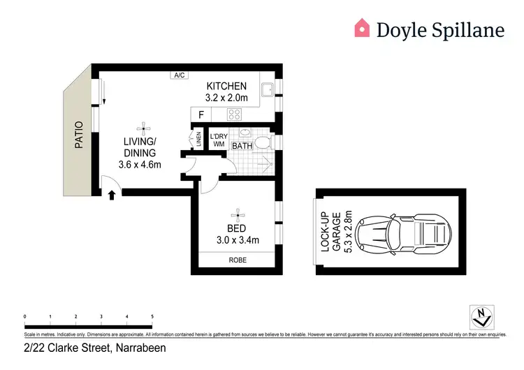 Floorplan of Homely apartment listing, 2/22 Clarke Street, Narrabeen NSW 2101