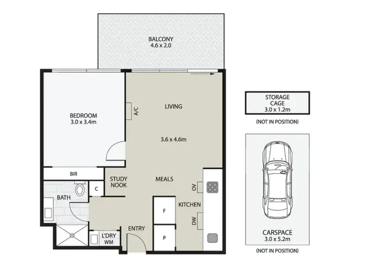 Floorplan of Homely apartment listing, 106/16 Lomandra Dr, Clayton South VIC 3169