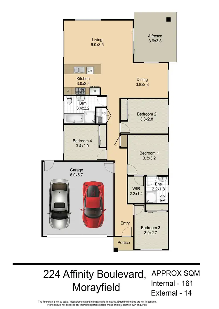 Floorplan of Homely house listing, 24 Affinity Bvd, Morayfield QLD 4506