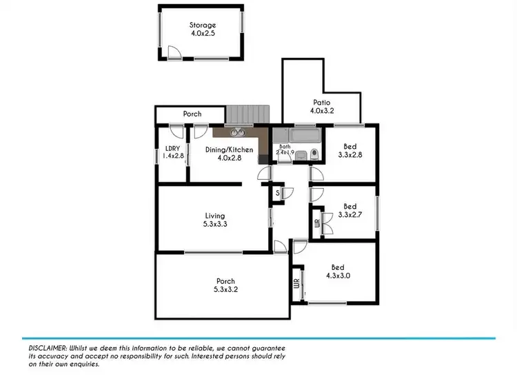 Floorplan of Homely house listing, 10 Raven Grove, Bidwill NSW 2770
