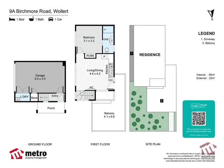 Floorplan of Homely townhouse listing, 9a Birchmore Road, Wollert VIC 3750