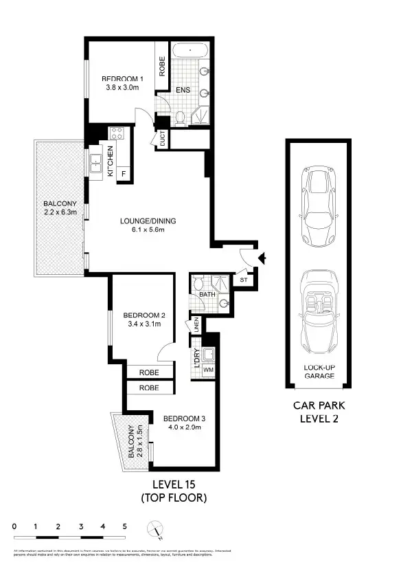 Floorplan of Homely unit listing, 129/6-10 Romsey Street, Waitara NSW 2077