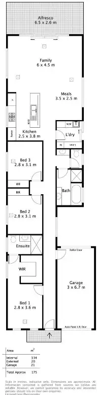 Floorplan of Homely house listing, 46A Gliddon St, Rosewater SA 5013