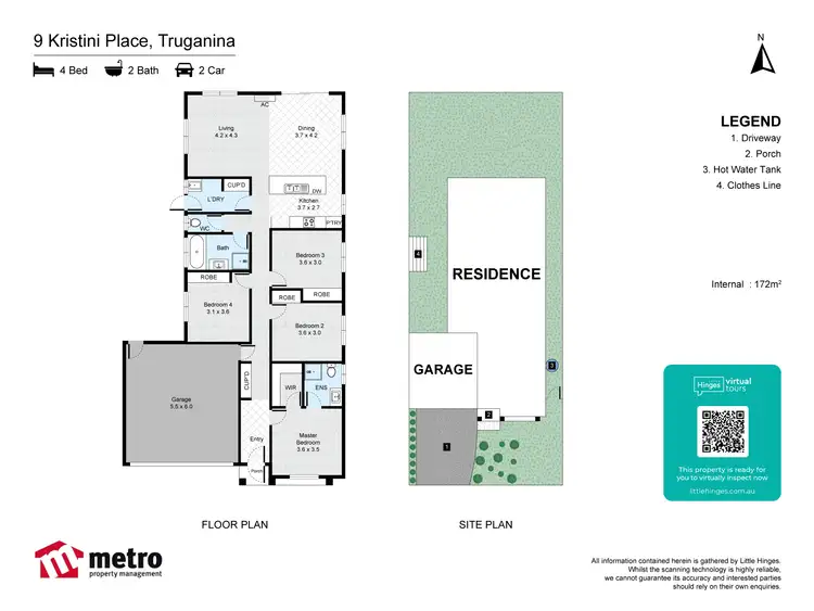 Floorplan of Homely house listing, 9 Kristini Place, Truganina VIC 3029