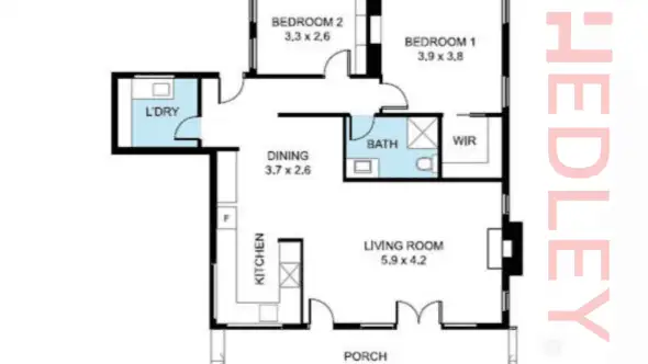 Floorplan of Homely house listing, 6 Ivison Way, Hampton VIC 3188