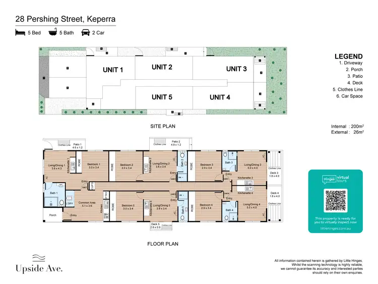 Floorplan of Homely unit listing, 28 Pershing St, Keperra QLD 4054