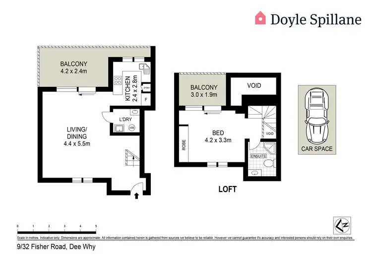 Floorplan of Homely apartment listing, 9/32 Fisher Road, Dee Why NSW 2099