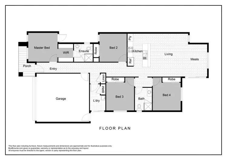 Floorplan of Homely house listing, 21 Sparland St, Manor Lakes VIC 3024