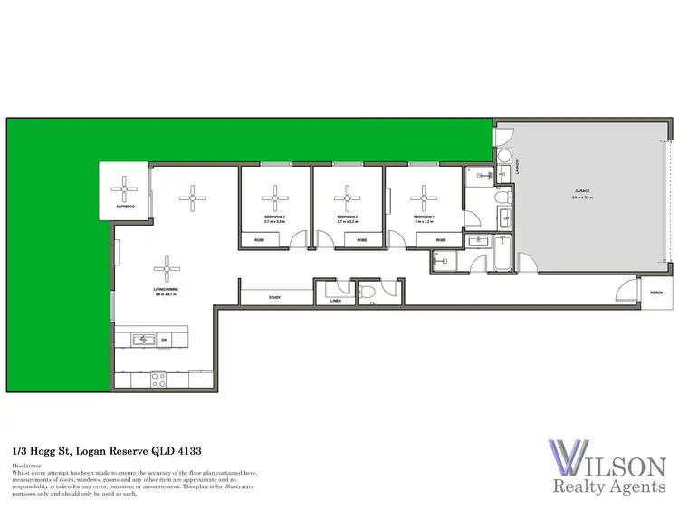Floorplan of Homely house listing, 1/3 Hogg St, Logan Reserve QLD 4133