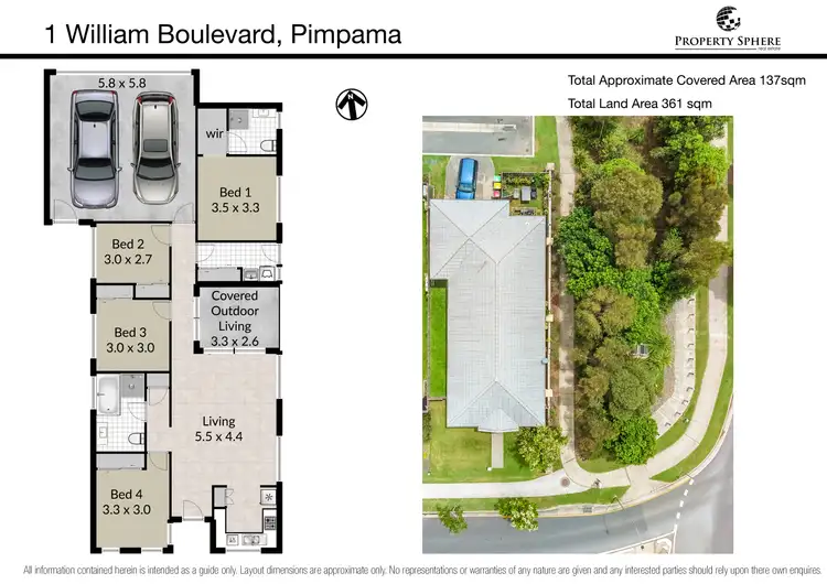 Floorplan of Homely house listing, 1 William Blvd, Pimpama QLD 4209