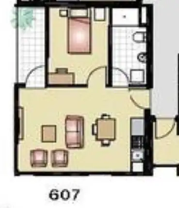 Floorplan of Homely apartment listing, 607/42 Porter St, Prahran VIC 3181