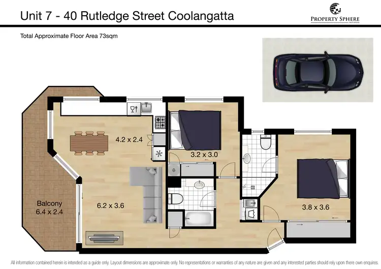 Floorplan of Homely apartment listing, 7/40 Rutledge St, Coolangatta QLD 4225