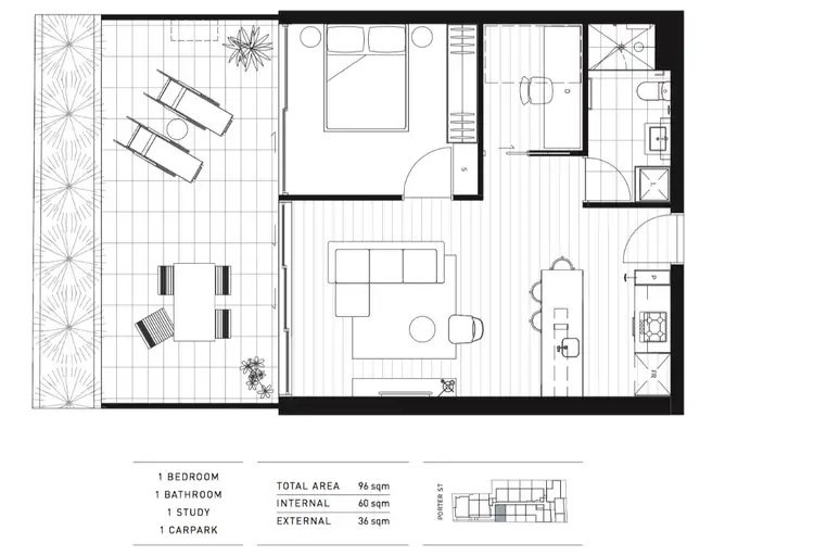 Floorplan of Homely apartment listing, G10/14 Porter Street, Prahran VIC 3181
