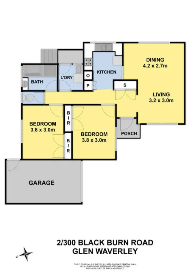 Floorplan of Homely house listing, 2/300 Blackburn Rd, Glen Waverley VIC 3150
