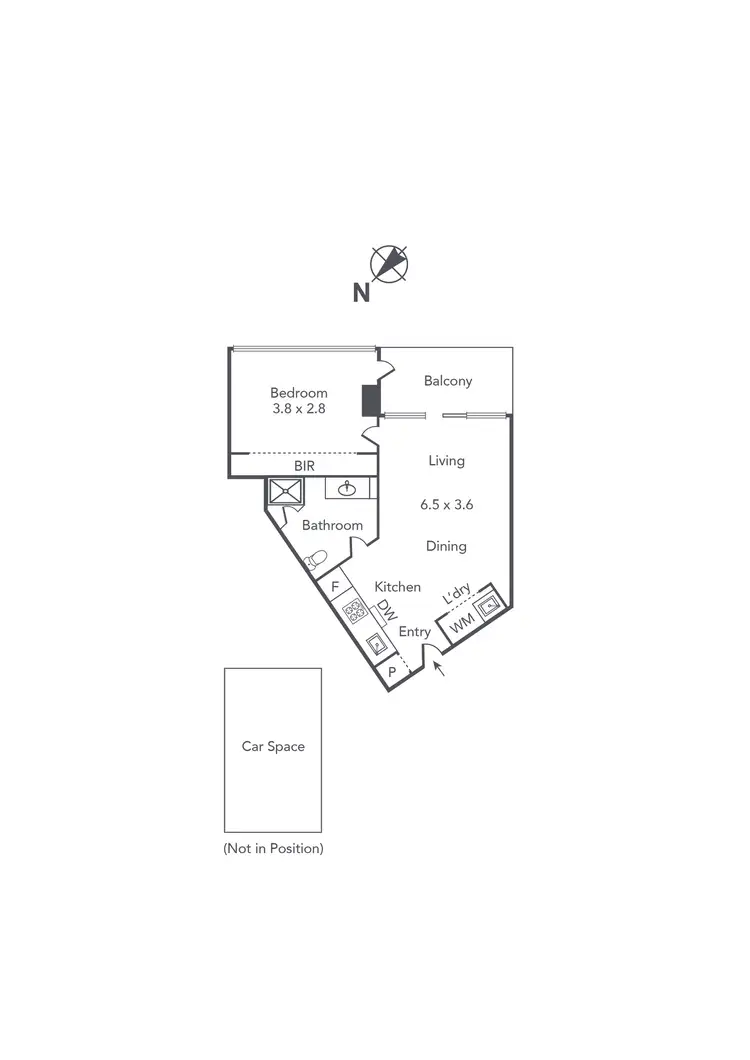 Floorplan of Homely apartment listing, 206A/14-16 The Esplanade, St Kilda VIC 3182