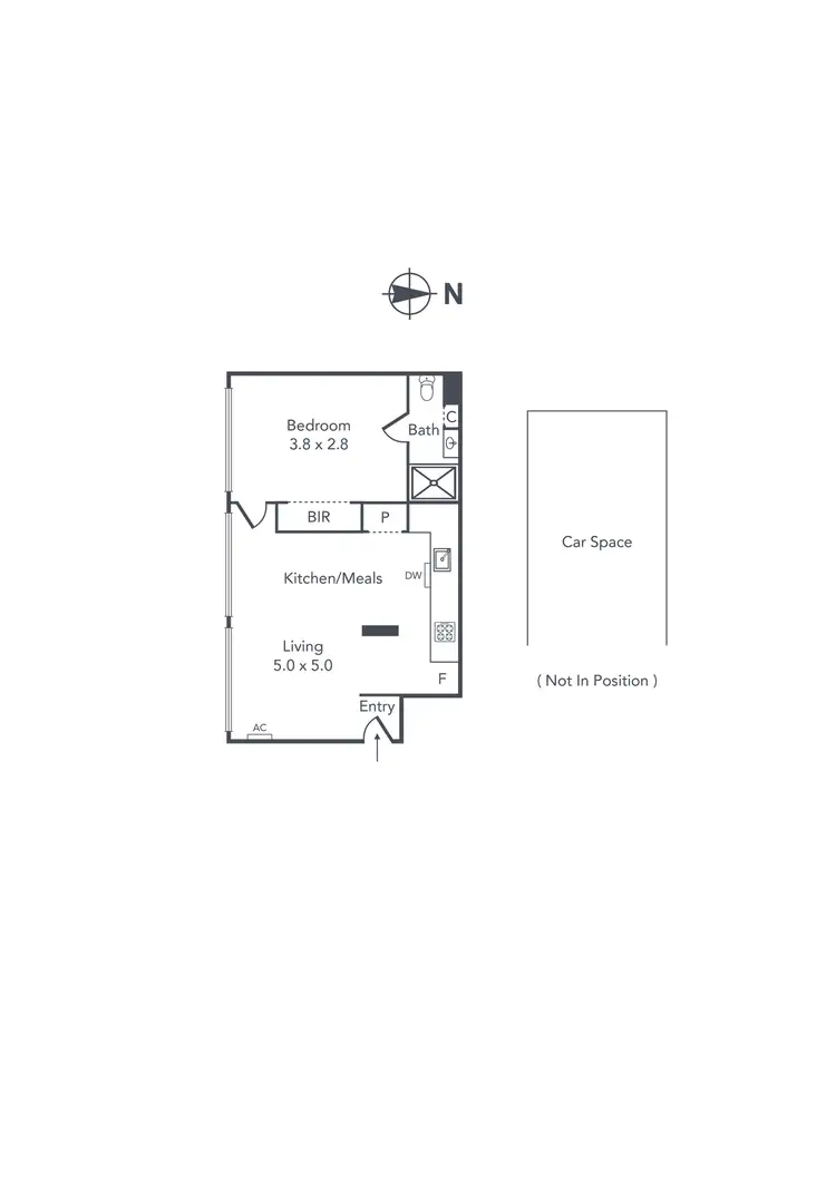 Floorplan of Homely apartment listing, 6/72 Patterson Street, Middle Park VIC 3206