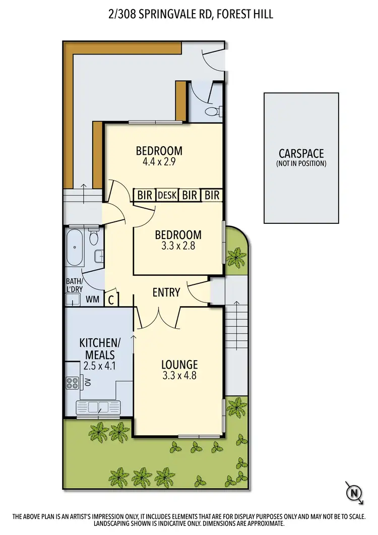 Floorplan of Homely unit listing, 2/308 Springvale Road (Cumberland Ct), Forest Hill VIC 3131
