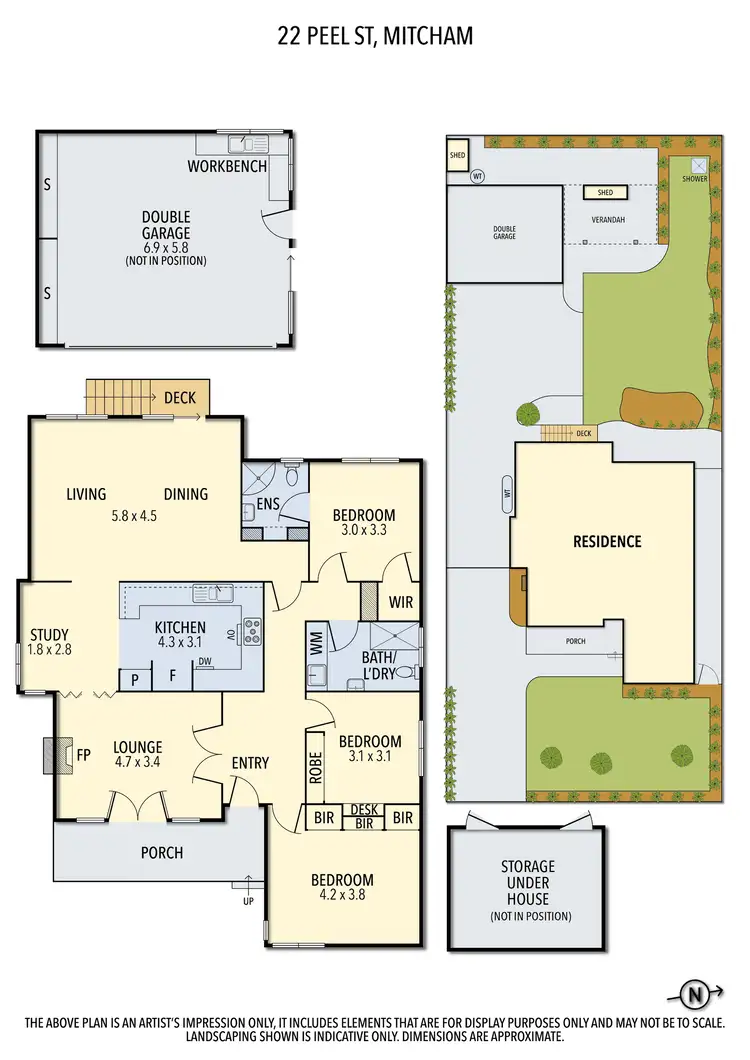 Floorplan of Homely house listing, 22 Peel St, Mitcham VIC 3132