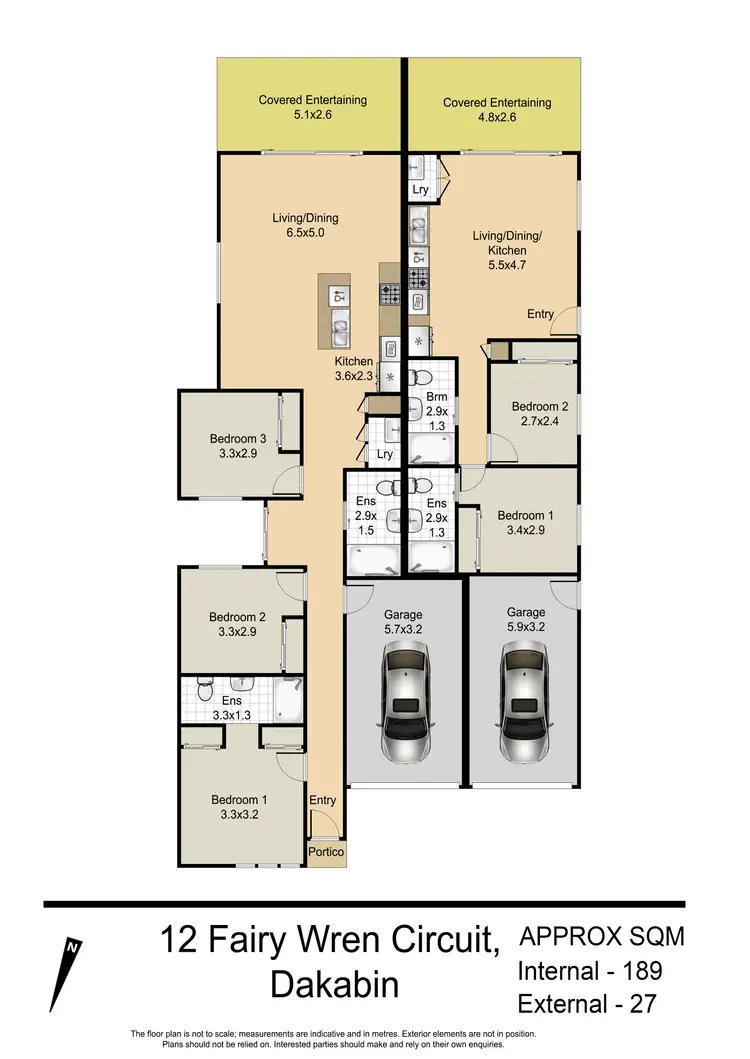 Floorplan of Homely house listing, 12 Fairy Wren Cct, Dakabin QLD 4503