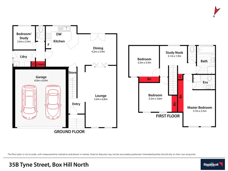 Floorplan of Homely house listing, 35B Tyne St, Box Hill North VIC 3129