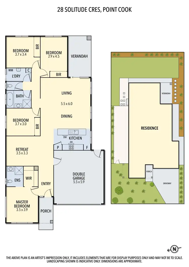 Floorplan of Homely house listing, 28 Solitude Cres, Point Cook VIC 3030