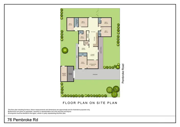 Floorplan of Homely land listing, 76 Pembroke Road, Minto NSW 2566