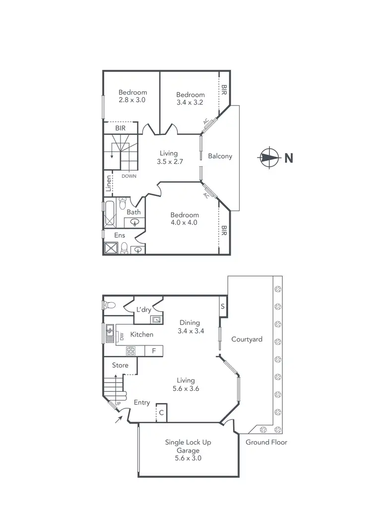 Floorplan of Homely house listing, 2/61 Hotham Street, St Kilda East VIC 3183
