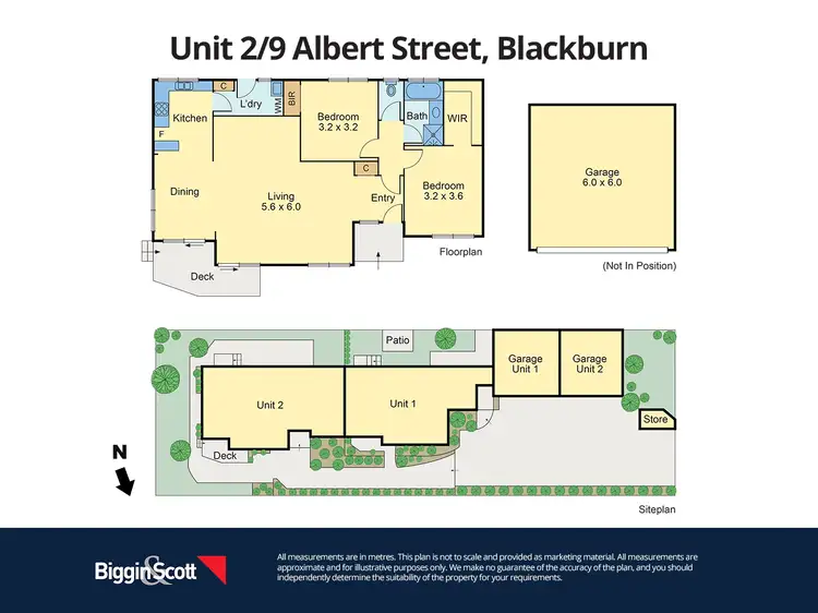 Floorplan of Homely unit listing, 2/9 Albert St, Blackburn VIC 3130