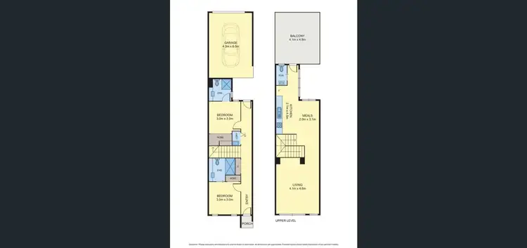 Floorplan of Homely townhouse listing, 17 Lapis Walk, Craigieburn VIC 3064