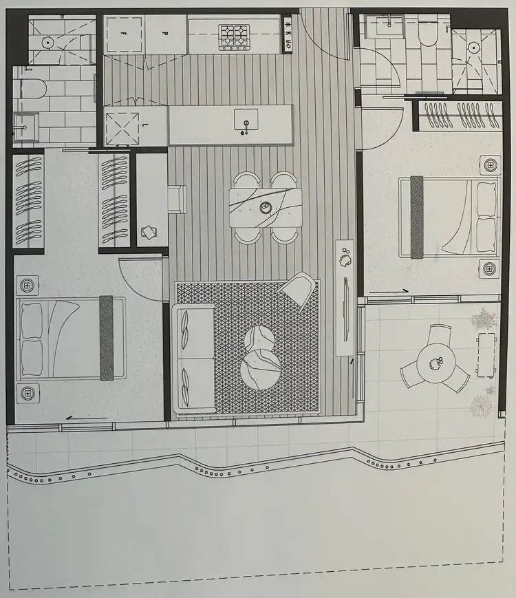 Floorplan of Homely apartment listing, 1108/188 Ballarat Road, Footscray VIC 3011