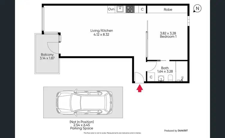 Floorplan of Homely apartment listing, UNIT 110/2 CHAUCER STREET, St Kilda VIC 3182