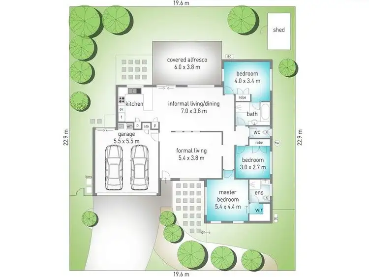 Floorplan of Homely house listing, Address available on request
