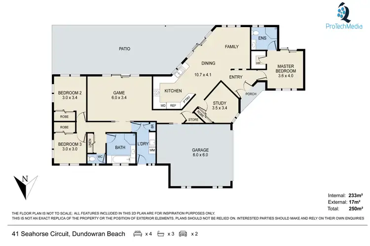 Floorplan of Homely house listing, 41 SEAHORSE CIRCUIT, Dundowran Beach QLD 4655