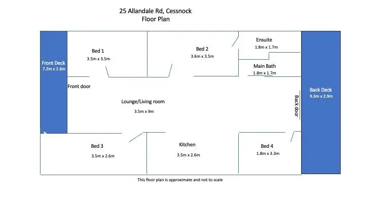Floorplan of Homely house listing, 25 ALLANDALE ROAD, Cessnock NSW 2325