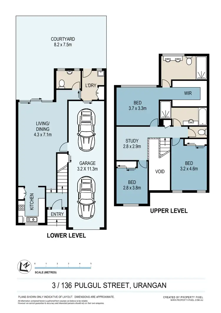 Floorplan of Homely townhouse listing, UNIT 3/136 PULGUL STREET, Urangan QLD 4655