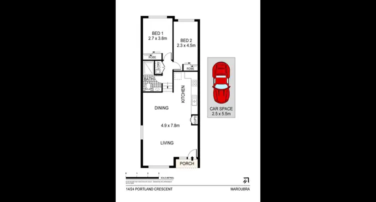 Floorplan of Homely unit listing, Address available on request