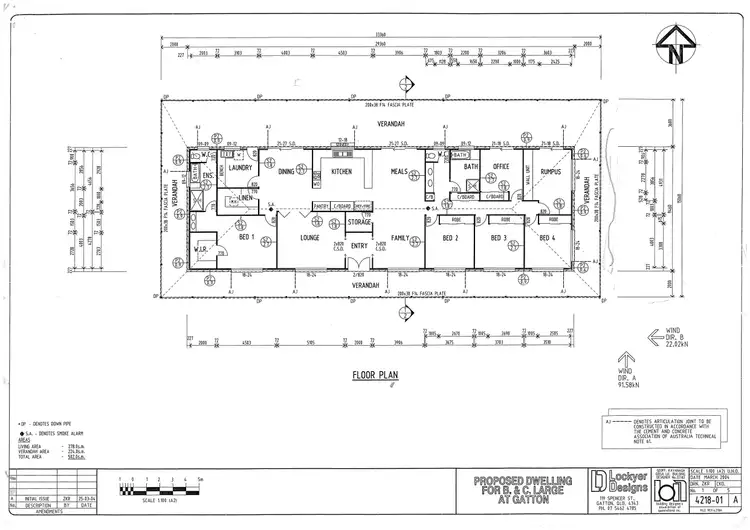 Floorplan of Homely rural property listing, 95 Edwards Road, Woodlands QLD 4343