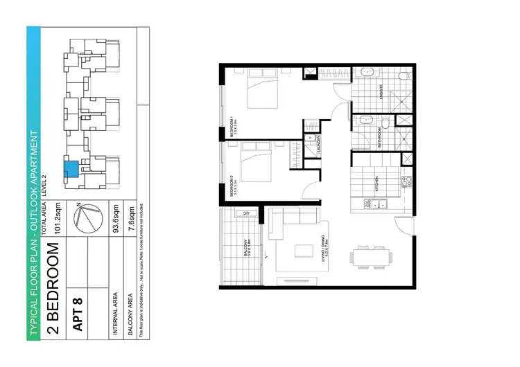 Floorplan of Homely apartment listing, UNIT 8/8 DEE WHY PARADE, Dee Why NSW 2099