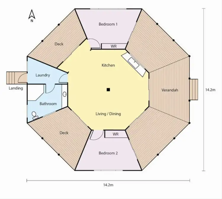 Floorplan of Homely rural property listing, 99 FARAWAY ROAD, Cawongla NSW 2474