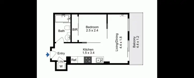 Floorplan of Homely block of units listing, 455 ELIZABETH STREET, Melbourne VIC 3000